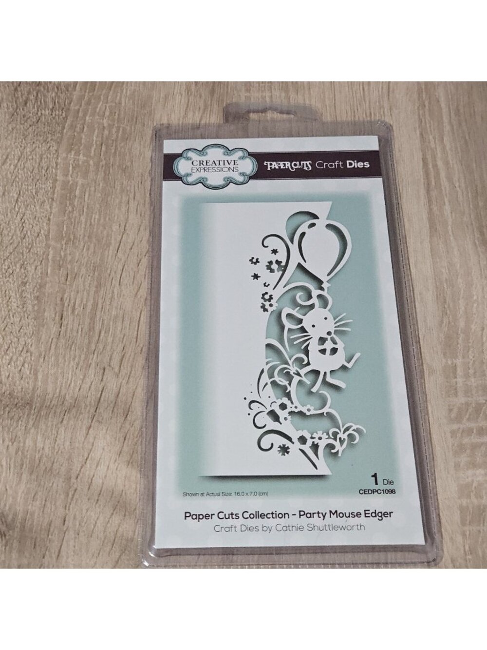 Creative Expressions Paper Cuts Collection Party Mouse Edger Die CEDPC1098  New